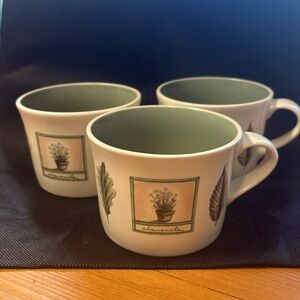 Pfaltzgraff Perennial Naturewood Coffee Cups collectibles